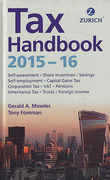 Cover of Zurich Tax Handbook 2015 - 16