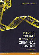 Cover of Davies, Croall &#38; Tyrer's Criminal Justice