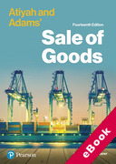 Cover of Atiyah and Adams' Sale of Goods (eBook)