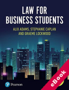 Cover of Law for Business Students (eBook)