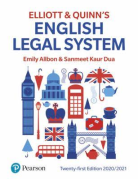 Cover of Elliott &#38; Quinn's English Legal System
