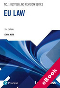 Cover of Law Express: EU Law (eBook)