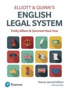 Cover of Elliott &#38; Quinn's English Legal System
