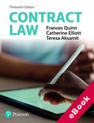 Cover of Elliott & Quinn's Contract Law (eBook)