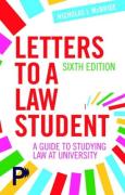 Cover of Letters to a Law Student: A Guide to Studying Law at University