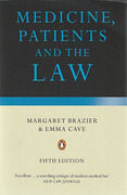 Cover of Medicine, Patients and the Law
