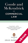 Cover of Goode & McKendrick on Commercial Law (eBook)