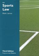 Cover of Palgrave Law Masters: Sports Law