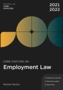Cover of Core Statutes on Employment Law 2021-22