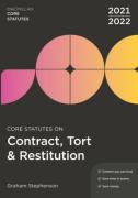 Cover of Core Statutes on Contract, Tort & Restitution 2021-22