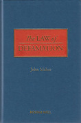 Cover of The Law of Defamation