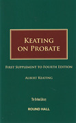 Cover of Keating on Probate 4th ed: 1st Supplement