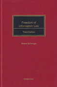 Cover of Freedom of Information Law in Ireland