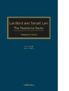 Cover of Landlord and Tenant Law: The Residential Sector