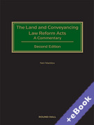 Cover of Land and Conveyancing Law Reform Acts: A Commentary (Book & eBook Pack)