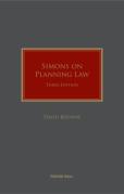 Cover of Simons on Planning Law