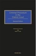 Cover of Criminal Procedure in the District Court