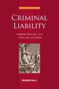 Cover of Criminal Liability