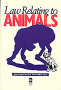 Cover of Law Relating to Animals