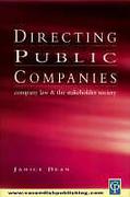 Cover of Directing Public Companies: Company Law and the Stakeholder Society
