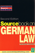 Cover of Sourcebook on German Law