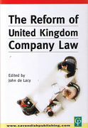 Cover of The Reform of United Kingdom Company Law