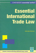 Cover of Australian Essential International Trade Law
