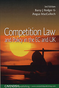 Cover of Competition Law and Policy in the EC and UK