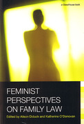 Cover of Feminist Perspectives on Family Law