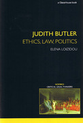 Cover of Judith Butler: Ethics, Law, Politics