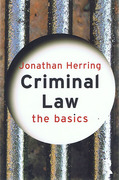 Cover of Criminal Law: The Basics