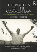 Cover of The Politics of the Common Law: Perspectives, Rights, Processes, Institutions