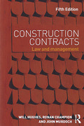 Cover of Construction Contracts: Law and Management
