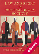 Cover of Law and Sport in Contemporary Society (eBook)