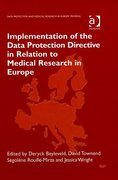 Cover of Implementation of the Data Protection Directive in Relation to Medical Research in Europe