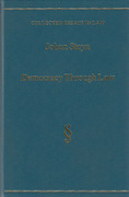 Cover of Democracy Through Law: Selected Speeches and Judgments