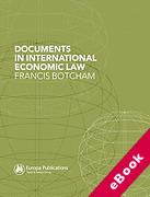 Cover of Documents in International Economic Law (eBook)