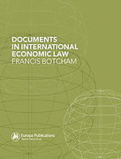 Cover of Documents in International Economic Law