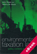 Cover of Environmental Taxation Law: Policy, Contexts and Practice (eBook)