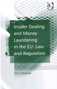 Cover of Insider Dealing and Money Laundering in the EU: Law and Regulation