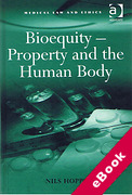 Cover of Bioequity &#8211; Property and the Human Body (eBook)