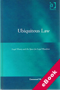 Cover of Ubiquitous Law: Legal Theory and the Space for Legal Pluralism (eBook)
