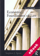 Cover of Economic Foundations of Law (eBook)