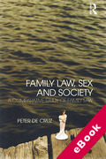 Cover of Family Law Sex &#38; Society: A Comparative Study of Family Law (eBook)