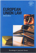 Cover of Routledge Lawcards: European Union Law 2010 - 2011