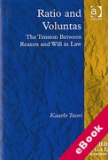 Cover of Ratio and Voluntas: The Tension Between Reason and Will in Law (eBook)