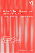 Cover of China's New Enterprise Bankruptcy Law: Context, Interpretation and Application (eBook)