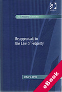 Cover of Reappraisals in the Law of Property (eBook)