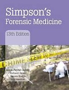 Cover of Simpson's Forensic Medicine