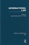 Cover of International Law: Critical Concepts in Law